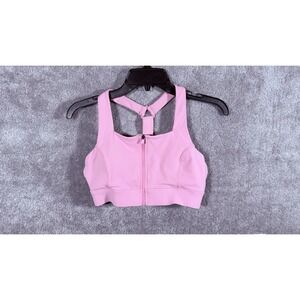 Paragon Formlux Locked In Front Zip Medium Sports Bra Womens   Pink